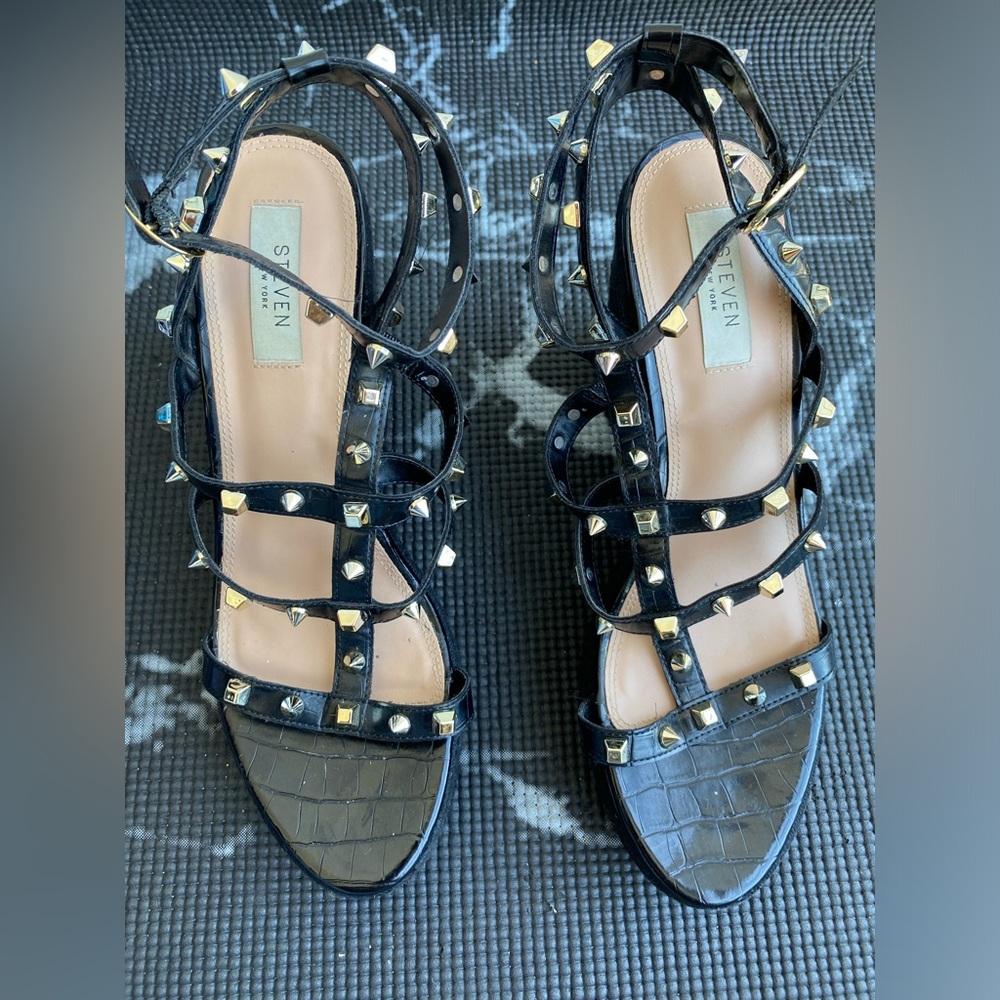 Steven New York Studded Wedges